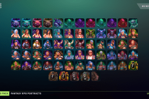 Unreal Engine – Fantasy RPG Portraits Pack UE8926