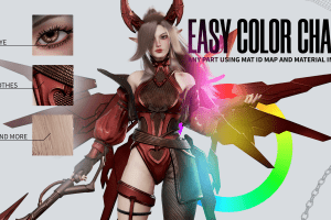 Unreal Engine – Cosmo Succubus Girl UE9244