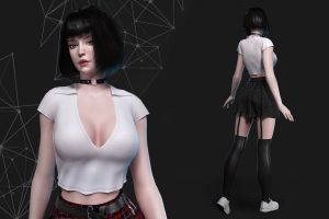 Unreal Engine – Base Girl Various Outfits UE9241