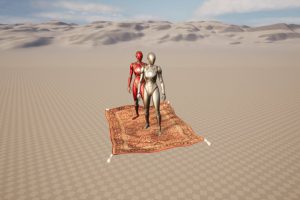 Unreal Engine – Multiplayer Flying Carpet Broom with Follow AI UE9267