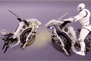 Unreal Engine – SciFi Grasshopper Mono Bike UE9270