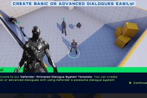 Unreal Engine – Defender Animated Dialogue System UE9276