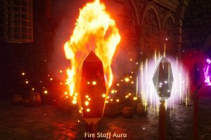 Unreal Engine – Magical Staff Auras VFX Pack UE9355