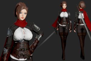 Unreal Engine – Swordswoman UE9375