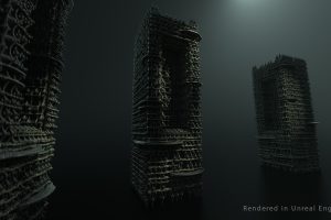 Unreal Engine – Vintage SciFi Pack VOL 13 Collumn UE9385