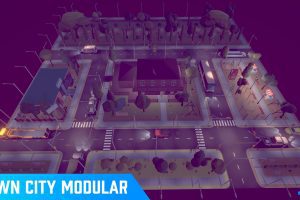 Unreal Engine – POLY Town City Modular UE9401