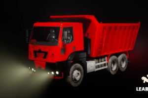 Unreal Engine – Driveable Animated Construction Truck 02 UE8955