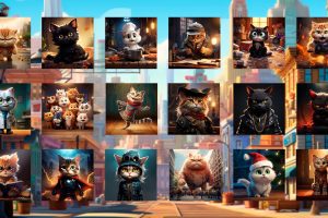 Unreal Engine – 180 Cute Cats Avatars Icons BIG PACK UE9460