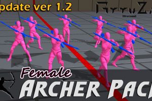 Unreal Engine – Stylish Archer Assets Pack Female TPS Topdown All Game style UE8965
