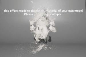 Unreal Engine – Niagara Dissolve Absorption Effect UE8910