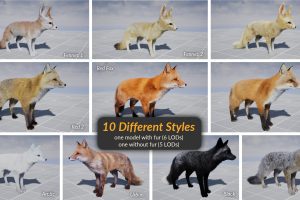 Unreal Engine – AnimX Advanced Foxe UE8997