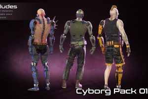 Unreal Engine – Cyborg Pack 01 UE9002