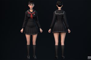 Unreal Engine – Millie Schoolgirl UE9008