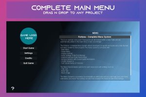 Unreal Engine – Fortuna Ultimate Menu System UE9042
