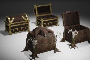 Unreal Engine – Eighteen Fantasy Chests Pack UE9473