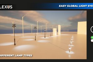 Unreal Engine – Easy Global Light System – With Timer UE9043