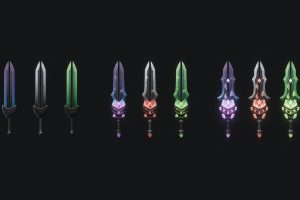 Unreal Engine – Stylized Swords RPG Weapons UE9124