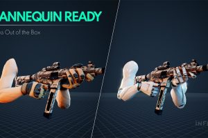 Unreal Engine – Low Poly Animated Modern Guns Pack UE9132