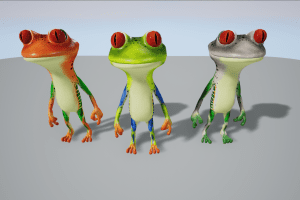Unreal Engine -Toon Humanoid Frog UE9230