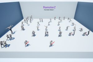Unreal Engine – RamsterZ Free Anims Volume 1 UE10056