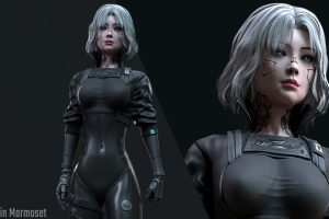 Unreal Engine – Cyberpunk Girl 3 UE10064