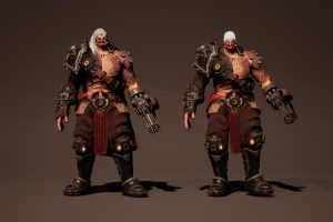 Unreal Engine – Futuristic Warrior CYBER WARRIOR UE10070