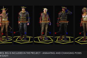 Unreal Engine – Mechanic Character Sarah UE10096
