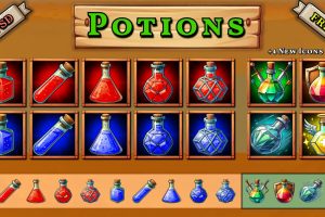 Unreal Engine –  2D Icons Minipack Potions UE10680