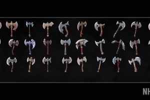 Unreal Engine – NHC Stylized Medieval Axe 1 UE10698