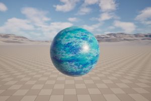 Unreal Engine – Marble AquaBlue PBR Material UE10797