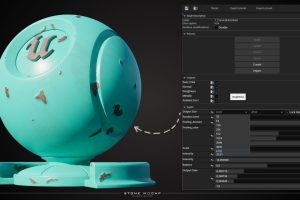 Unreal Engine – Painted Metall Material sbsar UE10811