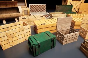 Unreal Engine – Box 01 Realistic 4K PBR Mesh Bundle UE10210