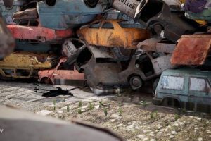 Unreal Engine – Junkyard Environment 14 Assets UE10313