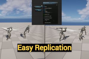 Unreal Engine – Event Driven Network Montage System UE10399