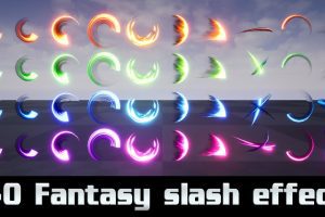 Unreal Engine – FxER Stylized Slash UE10166