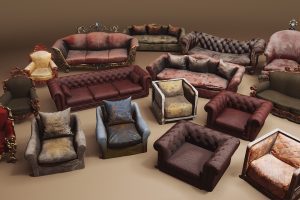Unreal Engine – Old Horror Sofas UE10585