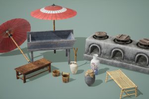 Unreal Engine – Feudal Japan Interior Props Vol1 UE10466