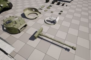 Unreal Engine – KCISA M4A3E8 Sherman UE10488