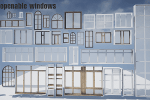 Unreal Engine – Doors and Windows collection UE10570