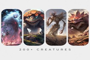 Unreal Engine – Cinematic TCG Creature Cards Collection UE10565