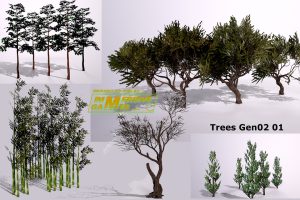 Unreal Engine – Trees Gen02 Volume 01 UE10665