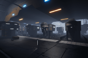 Unreal Engine – Modular Sci fi Hangar Area Environment UE10868