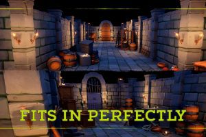 Unreal Engine – STYLIZED Door Dungeon Modular pack UE10675