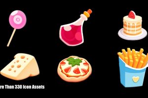 Unreal Engine – Food Arcade Icon 330 Icons UE10691