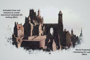 Unreal Engine – Dynamic Sketch Post-Process Material UE10772