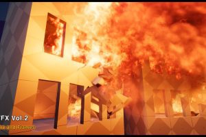 Unreal Engine – M5 VFX Vol2 Fire and Flames Niagara UE10188