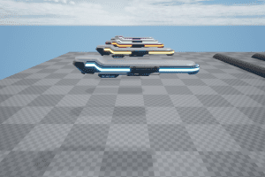 Unreal Engine – SciFi Hoverboard Basic Controller UE10895