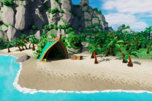Unreal Engine – Stylized tropical beach environment UE10855