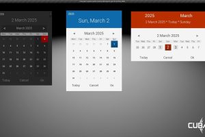 Unreal Engine – UMG Calendar Line and full month UE10428