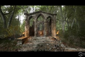 Unreal Engine – SCANS Ruined Crypt  UE10452